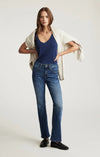 MAVI Vicky Bootcut Jeans in Dark Brushed Flex