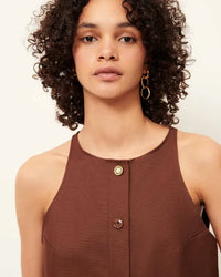 Sessun Ondine Dress in Mocha