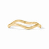 Julie Vos Wave Bangle in Gold