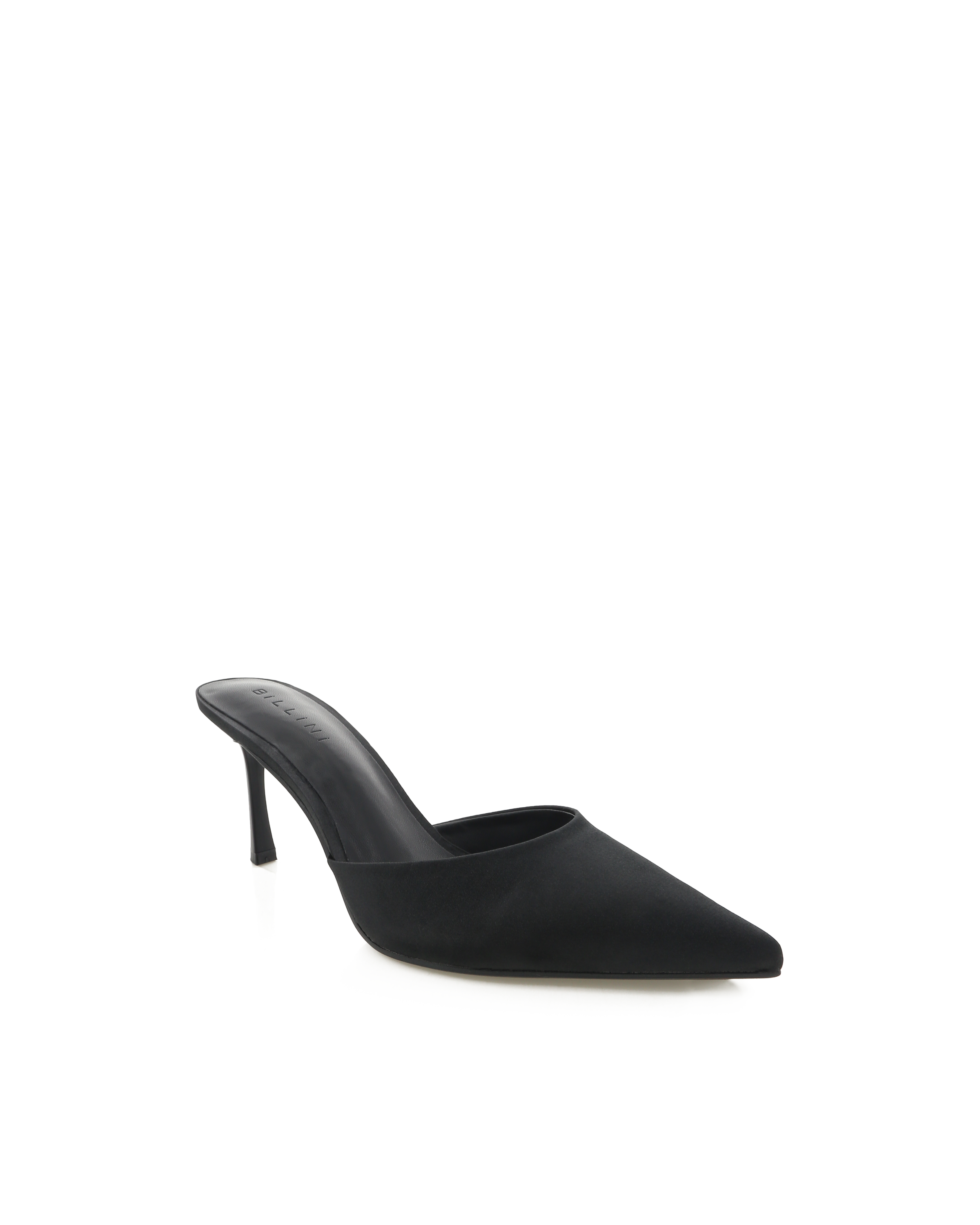 Xayden Pump in Black Satin Billini