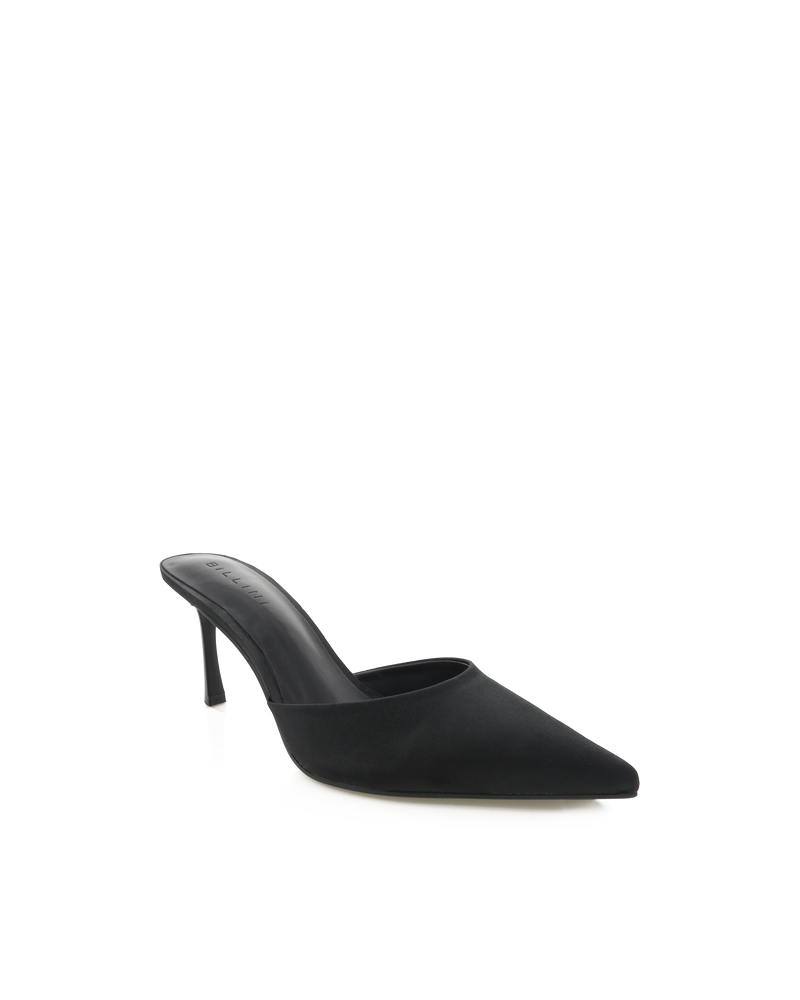 Xayden Pump in Black Satin Billini