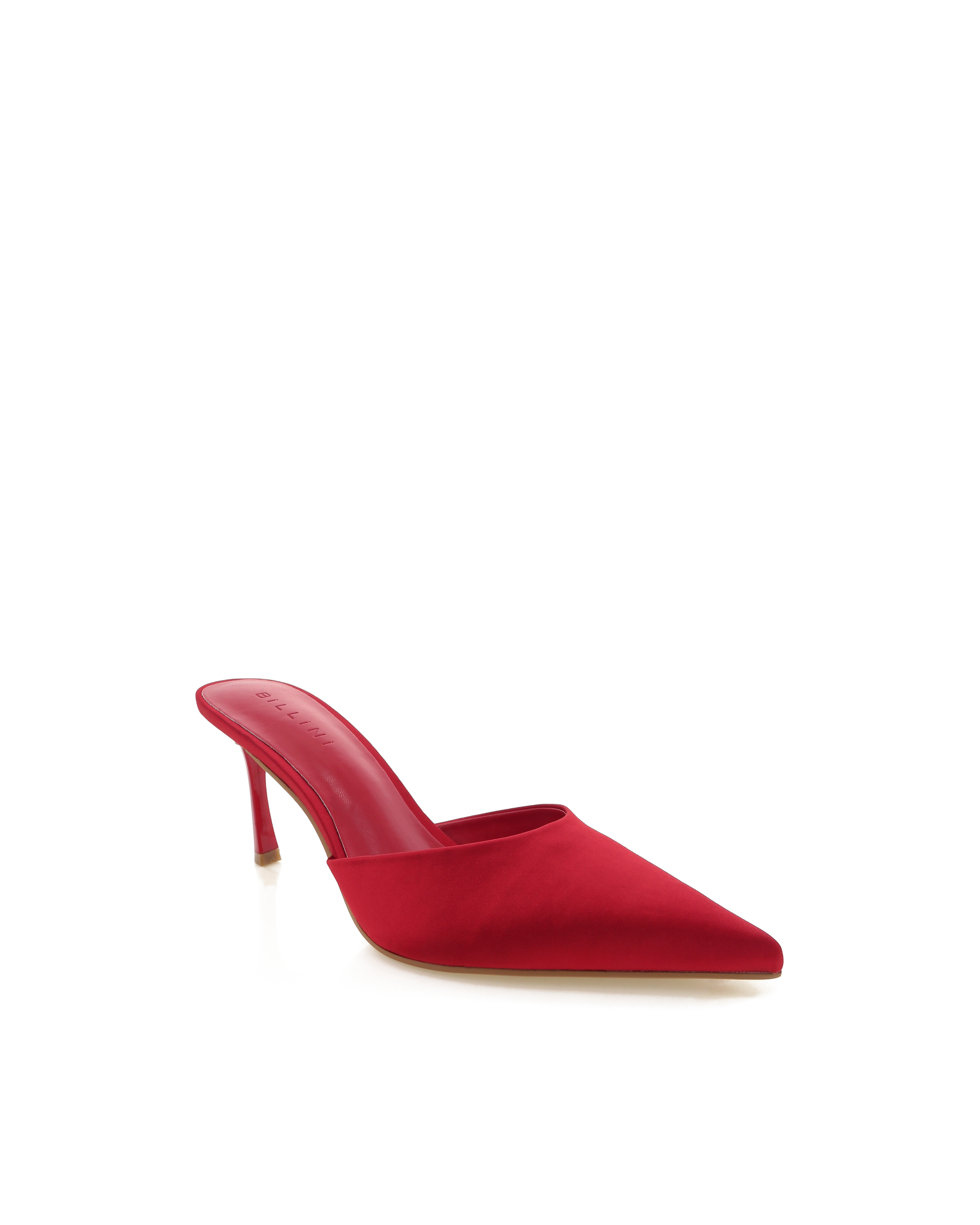 Xayden Pump in Saffron Satin Billini