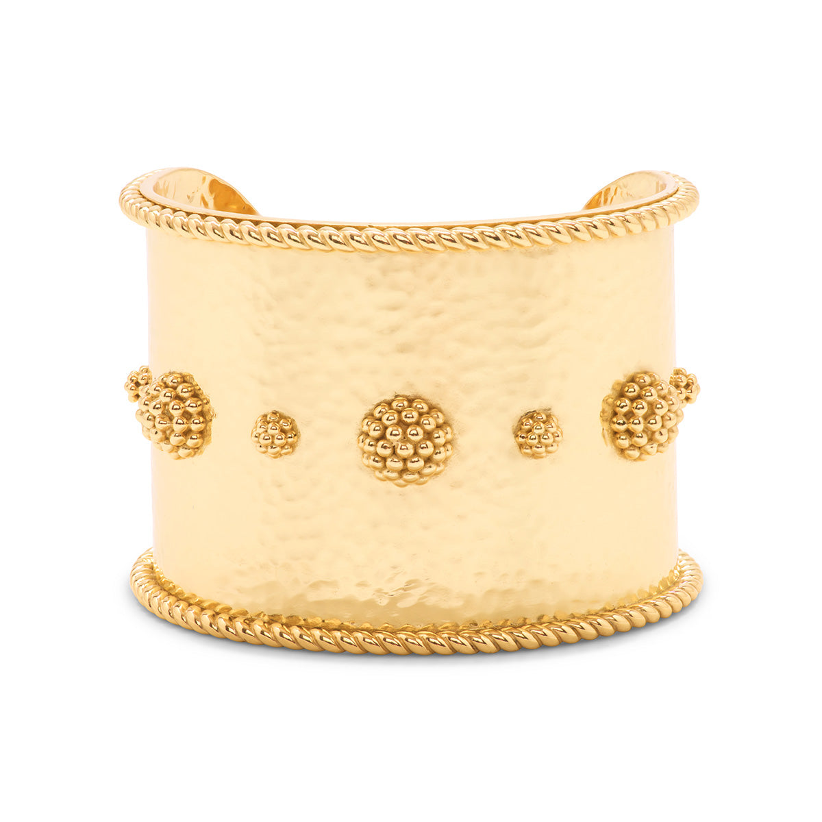 Berry Grande Cuff in Hammered Gold Capucine De Wulf