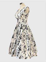 Vivian  Bamboo 1950s Vintage Dress