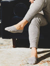 CLOUD MVS Premium No Show Socks: L / Beige Cloud