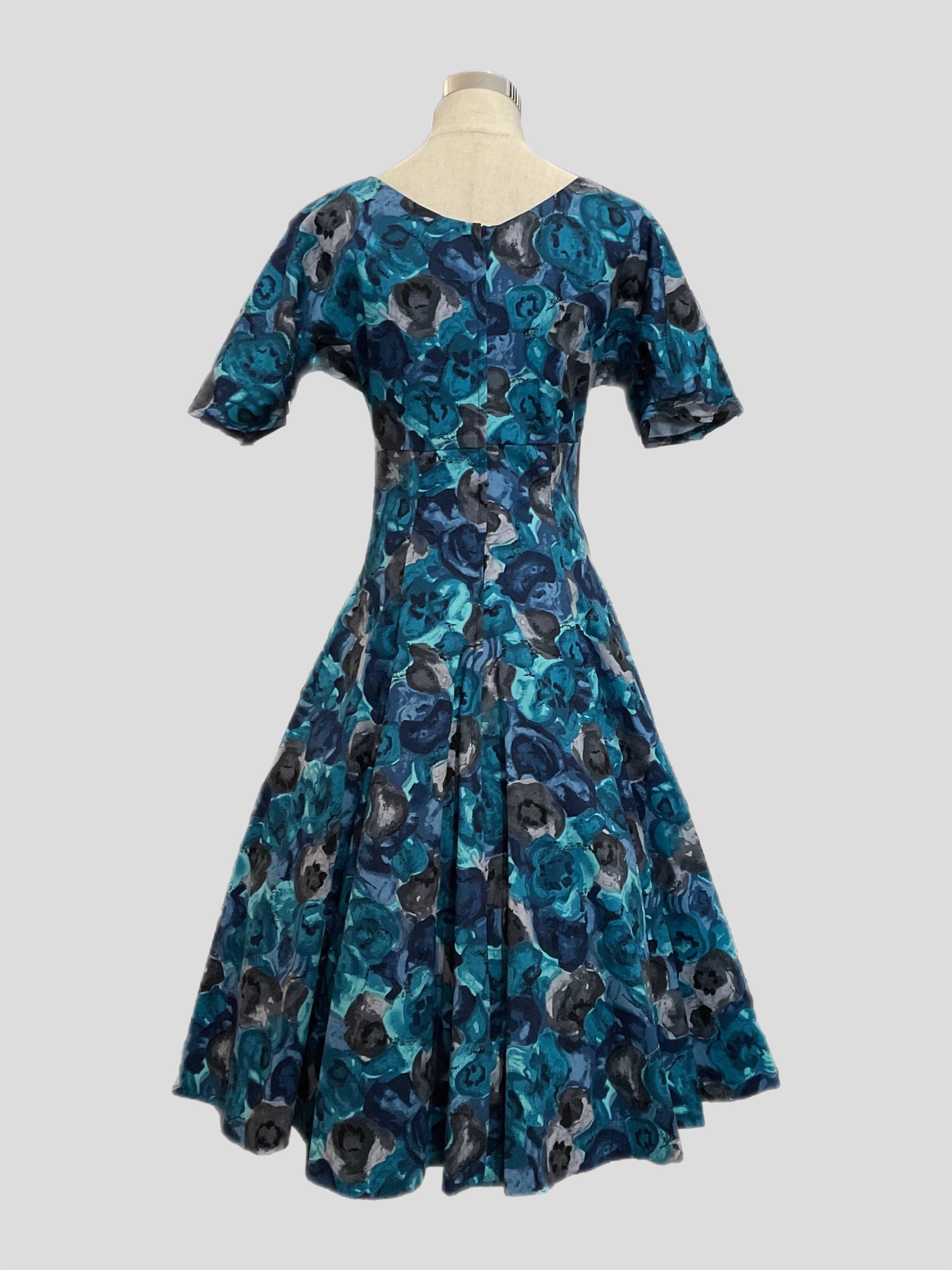 Wendy Tuscan Teal - Vintage dress Retrospec'd Clothing