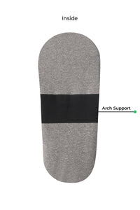 CLOUD Active No Show Socks: M / Blue Cloud