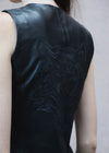 Las Surenas Leather Vest Black Medium VEST Las Surenas