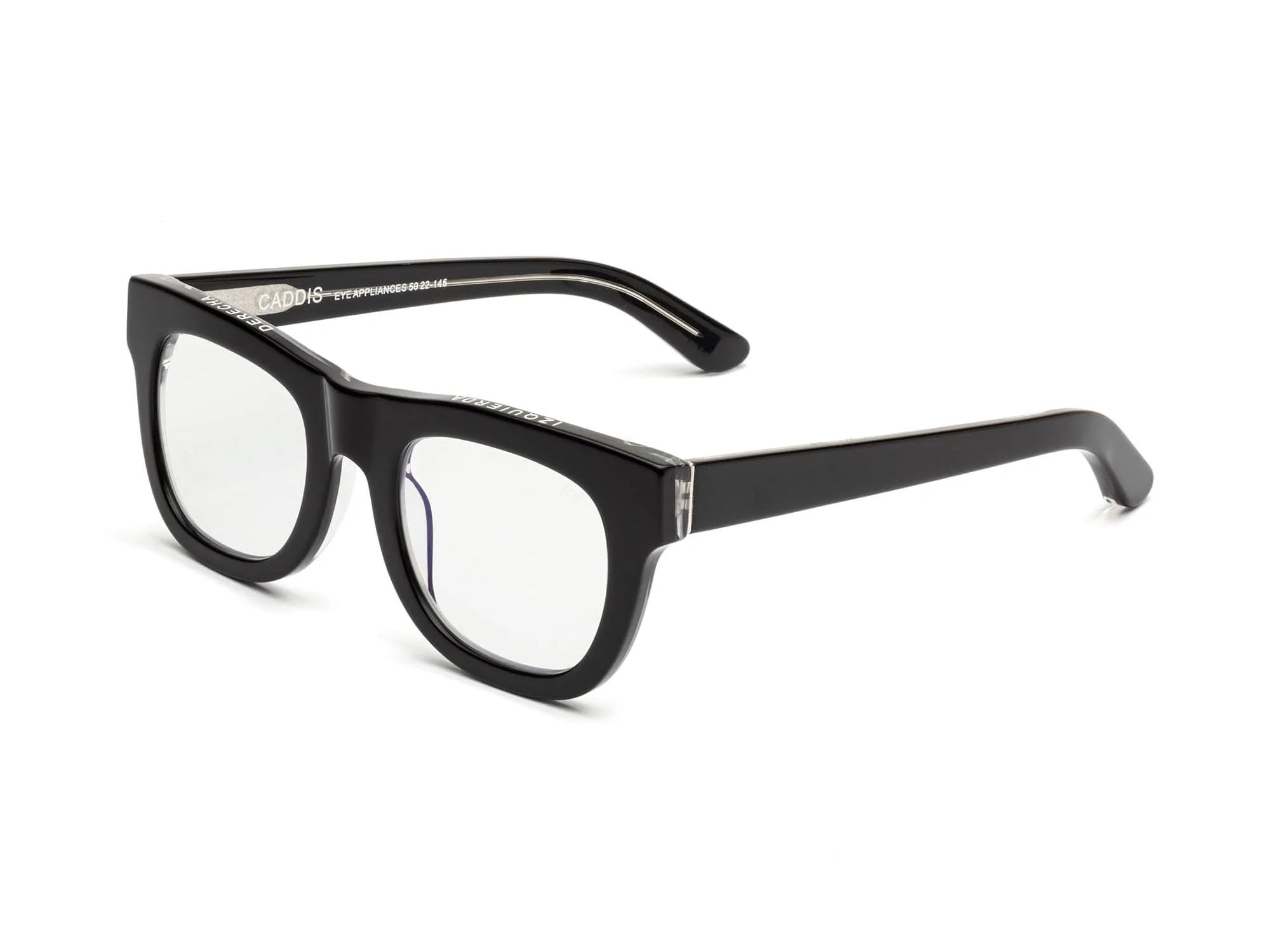 CADDIS D28 Readers in Gloss Black CADDIS Eyewear