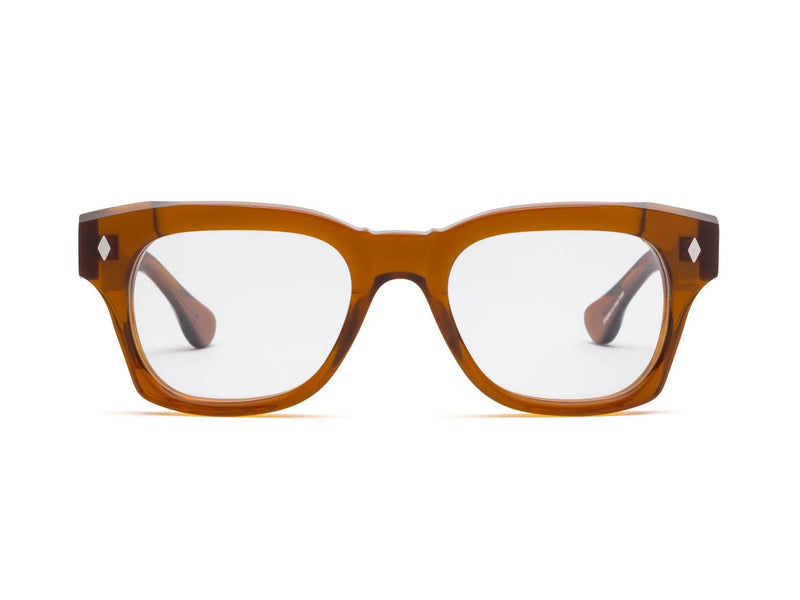 CADDIS Muzzy Readers in Polished Gopher CADDIS Eyewear