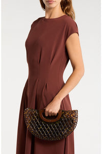 Dolce Vita Solandra Jelly Clutch Tortoise