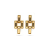 CDW Pathway Post Small Link Earrings - Gold Capucine De Wulf