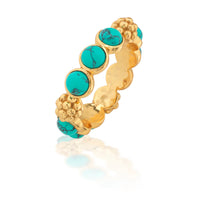 CDW Berry Gem Ring Turquoise