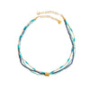 Catherine Page Chiffon Multi Strand Necklace Blues Catherine Page