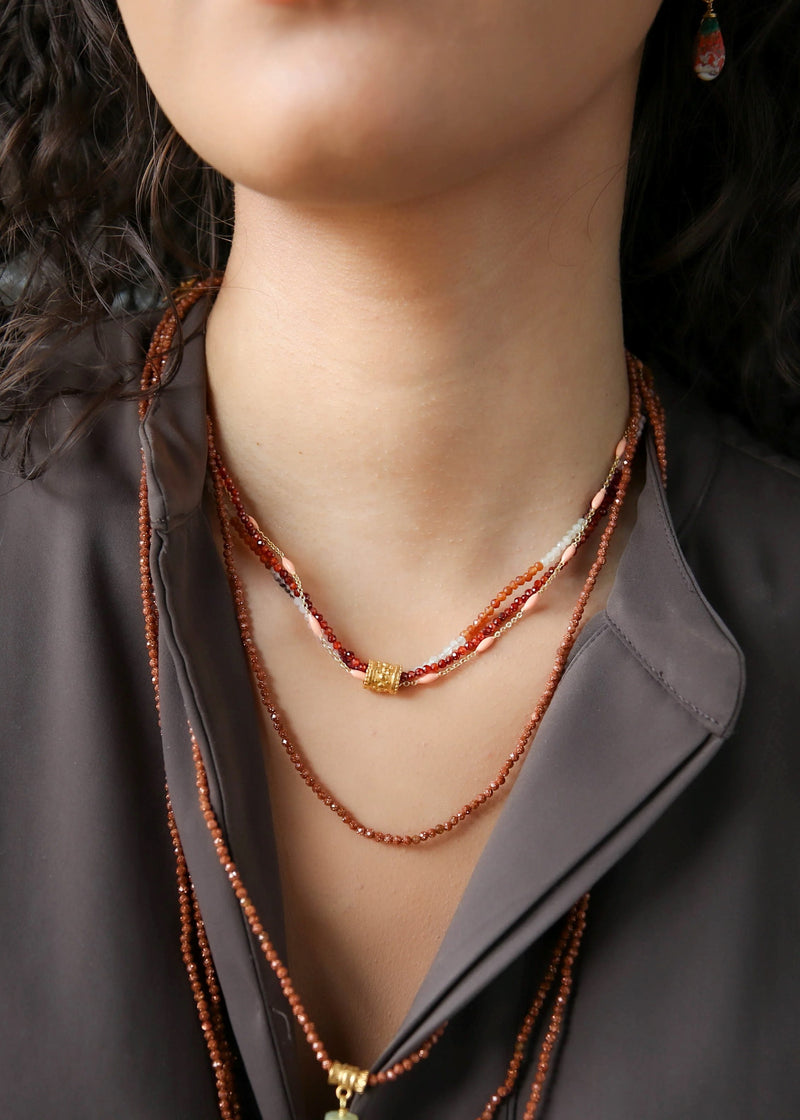 Catherine Page Chiffon Multi Strand Necklace Catherine Page