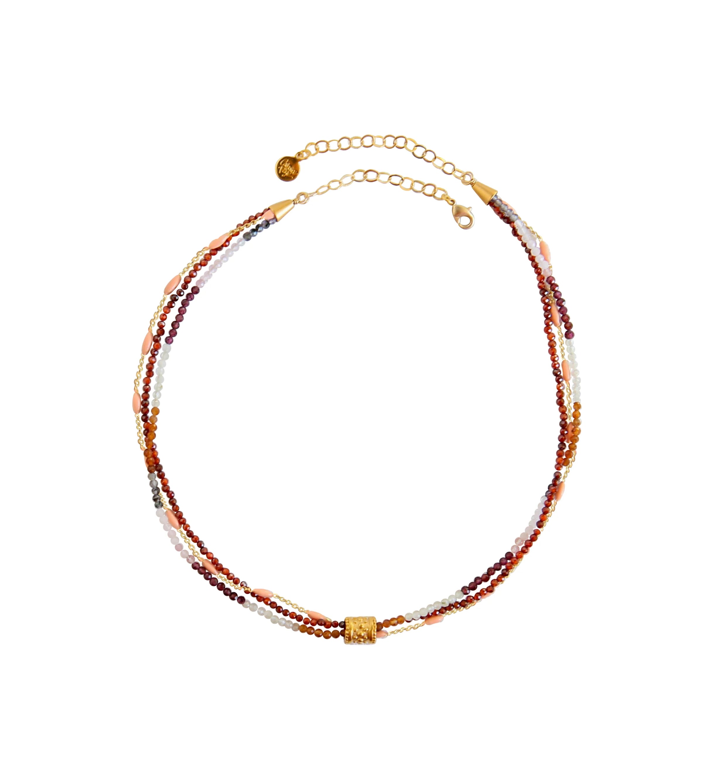Catherine Page Chiffon Multi Strand Necklace Sunstone Catherine Page