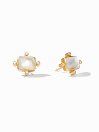 Clara Stud in Clear Crystal Earrings Julie Vos
