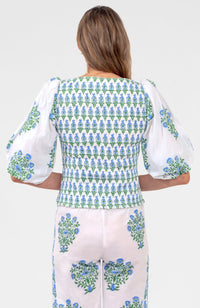 GRETCHEN SCOTT Crinkle Top in Kelly