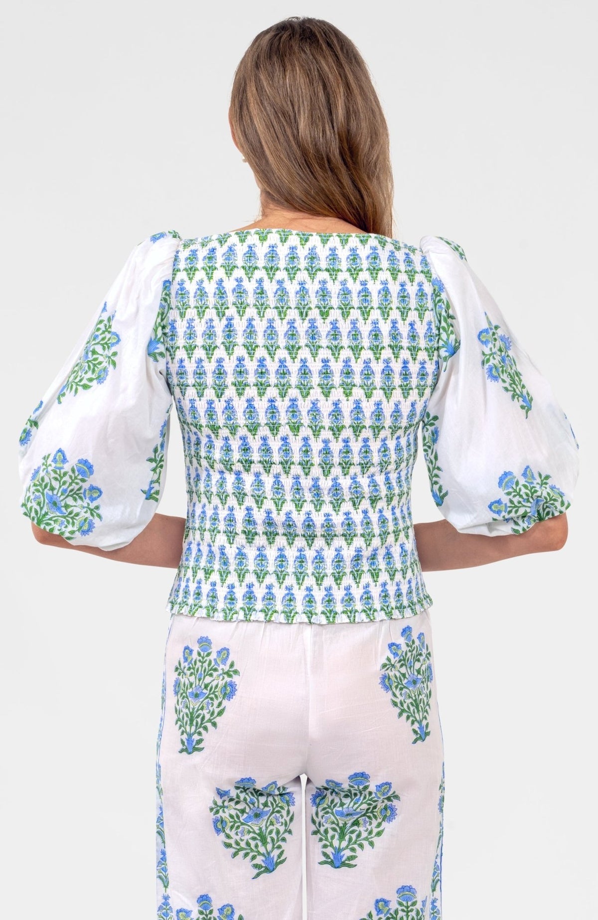 GRETCHEN SCOTT Crinkle Top in Kelly