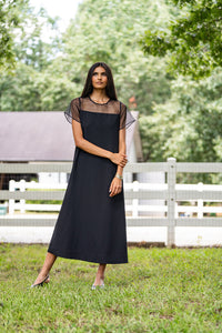 CROSBY Coco Dress in Black