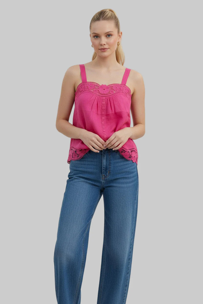 LOLA Australia Lido Top in Watermelon