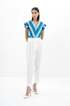 Birelin Patterned Cotton Blouse Birelin