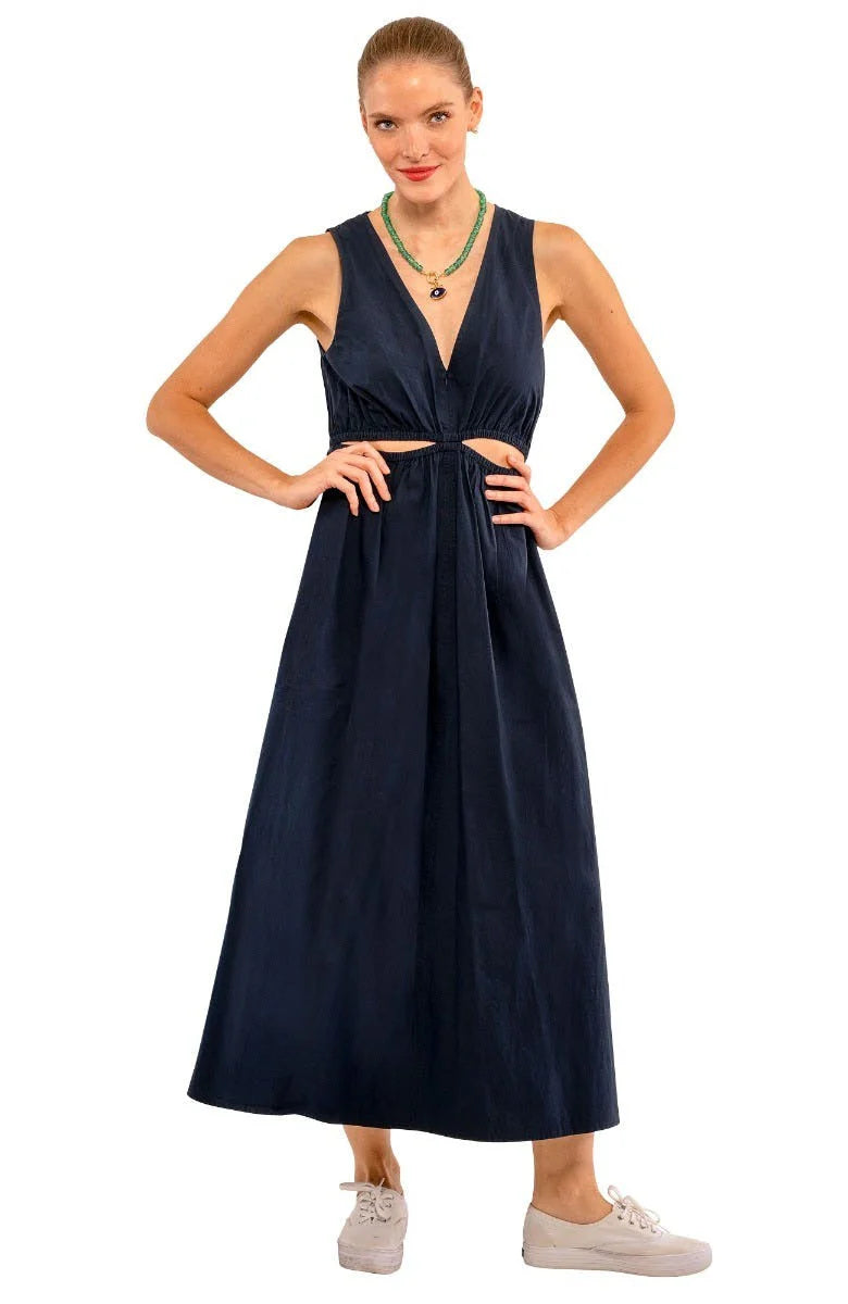 GRETCHEN SCOTT Hello Dress in Navy