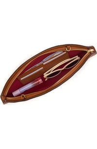 HAMMITT Shelley Clutch in Cocoa Raffia