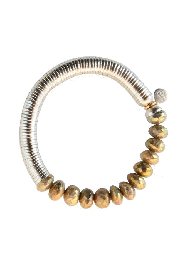 Catherine Page Evra Bracelet with Stones in Silver Catherine Page
