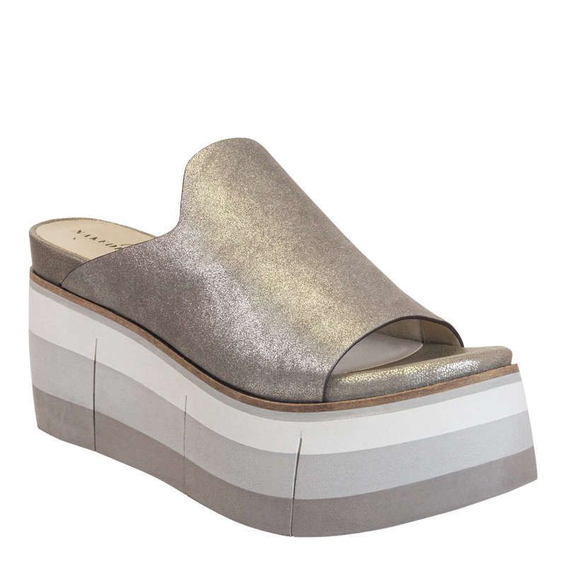 Naked Feet Flow Sandals in Silver