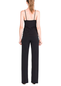 Eva Varro Slit Front Pants Black Small Eva Varro