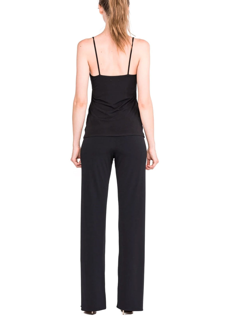 Eva Varro Slit Front Pants Black Small Eva Varro