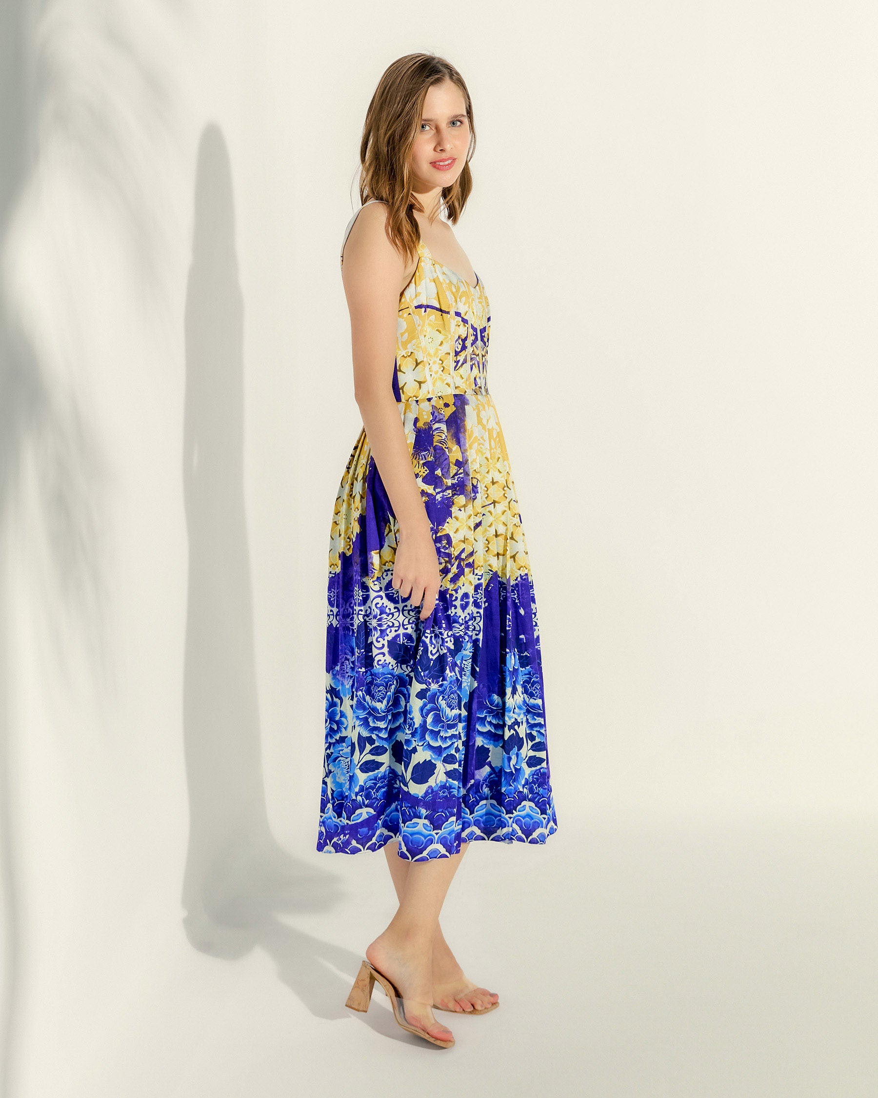 FSP Dahlia Reverie Midi Dress Falguni Shane Peacock