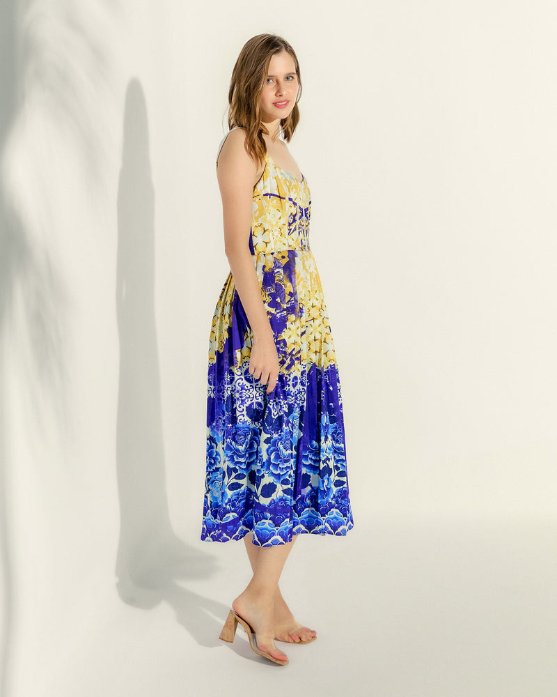 FSP Dahlia Reverie Midi Dress Falguni Shane Peacock