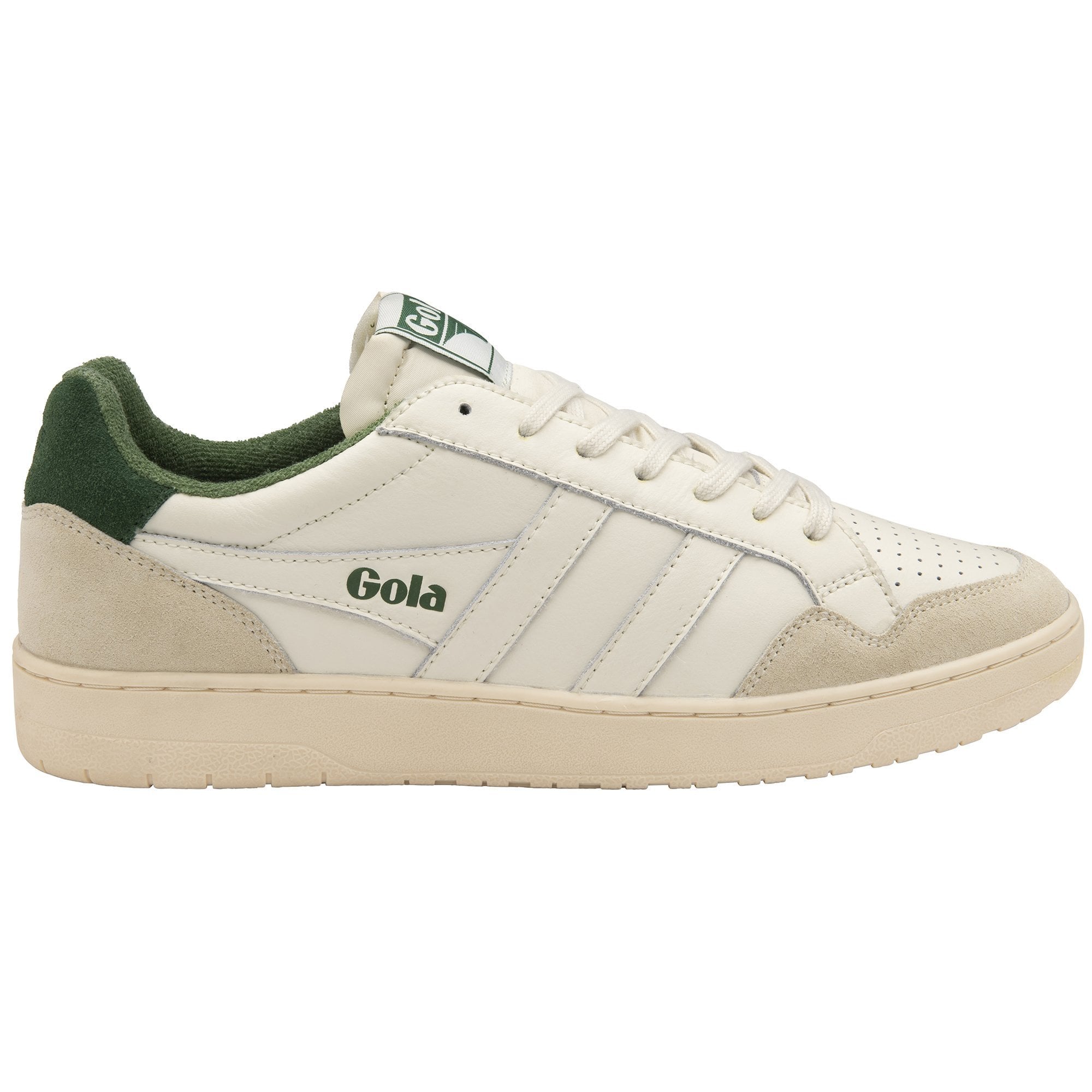 Gola Eagle '86 Sneaker in White/Evergreen Gola