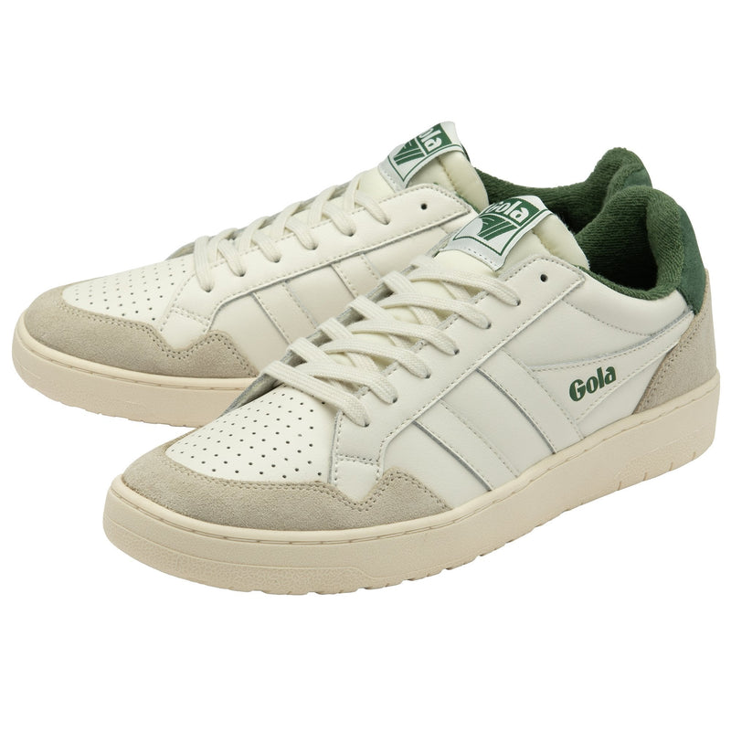 Gola Eagle '86 Sneaker in White/Evergreen