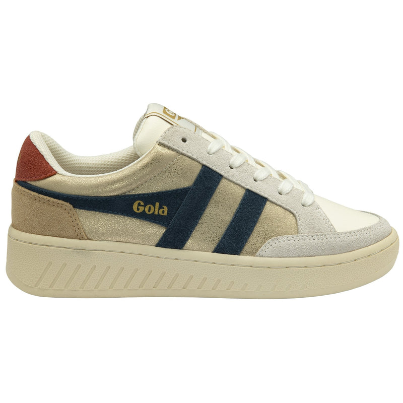 Gola Superslam Sneakers in Gold/Ink