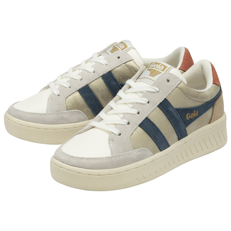 Gola Superslam Sneakers in Gold/Ink