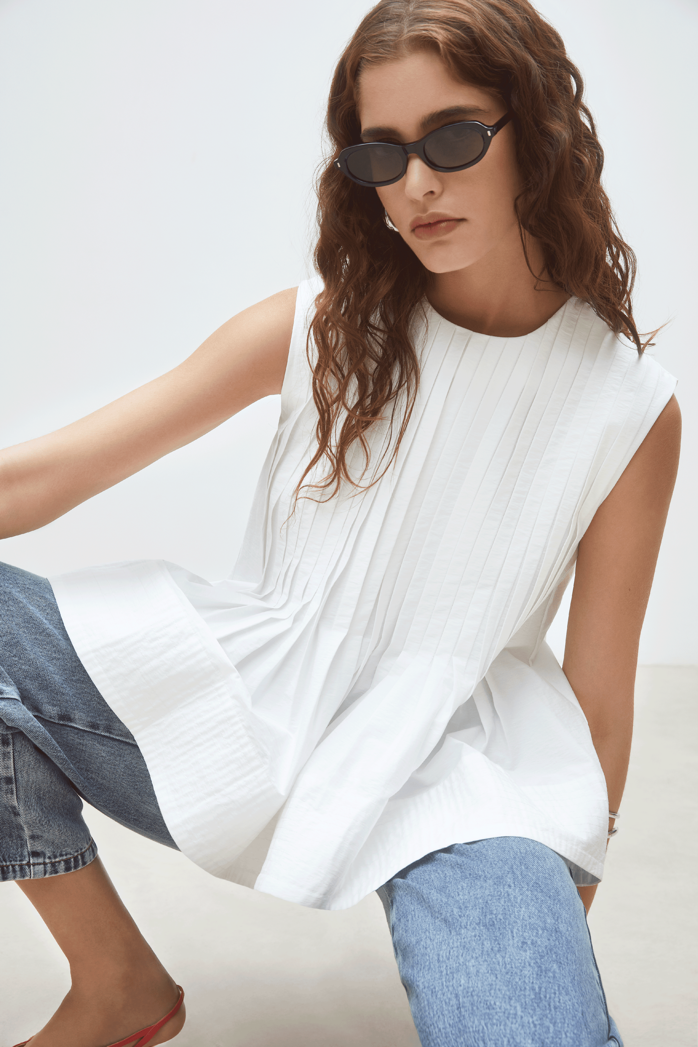 SUNCOO Luigi Shirt in White
