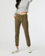 MAVI Ivy Khaki Green Luxe Twill Jeans