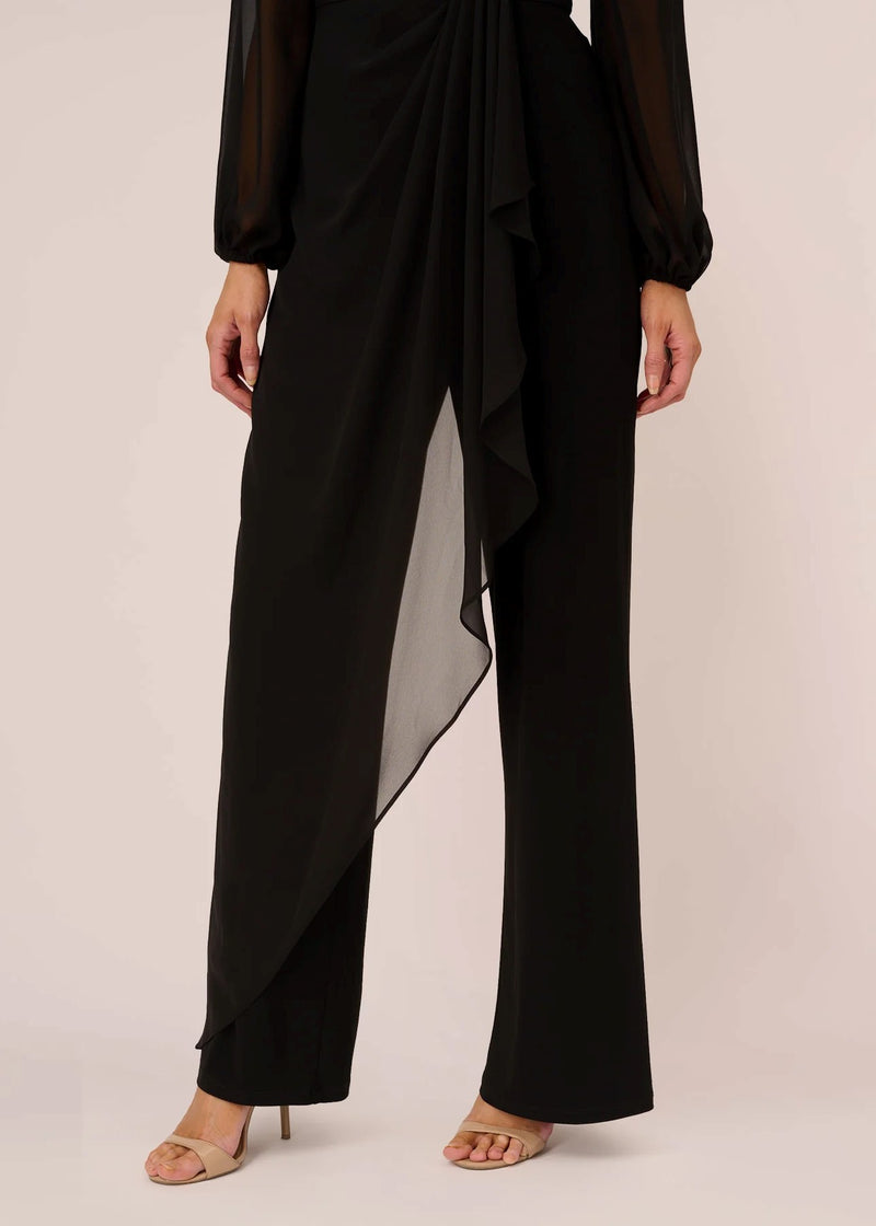 Adrianna Papell Black Jumpsuit