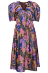 CROSBY Marley Dress in Blurred Floral X-Small CROSBY