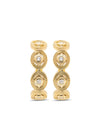 CDW Monique Hoop Earring Gold/Crystal & Swarovski Capucine De Wulf