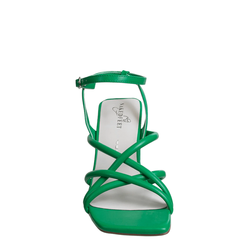 Naked Feet Mood Sandals in Green
