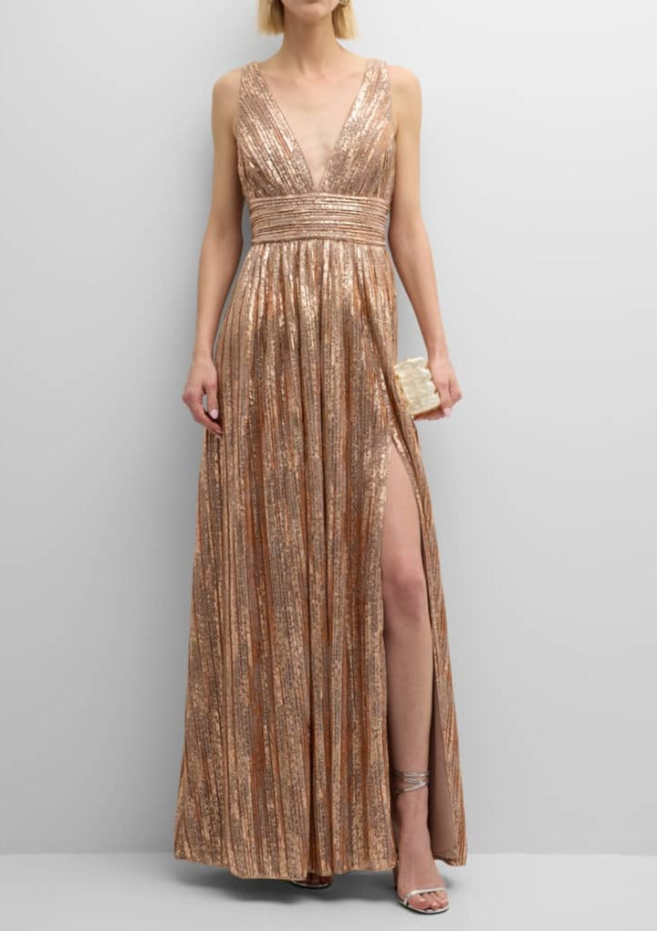 Liv Foster Rose Gold Dress