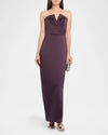 Aidan Mattox Bond Dress in Plum
