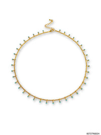 Theia Dahlia Necklace in Turquoise