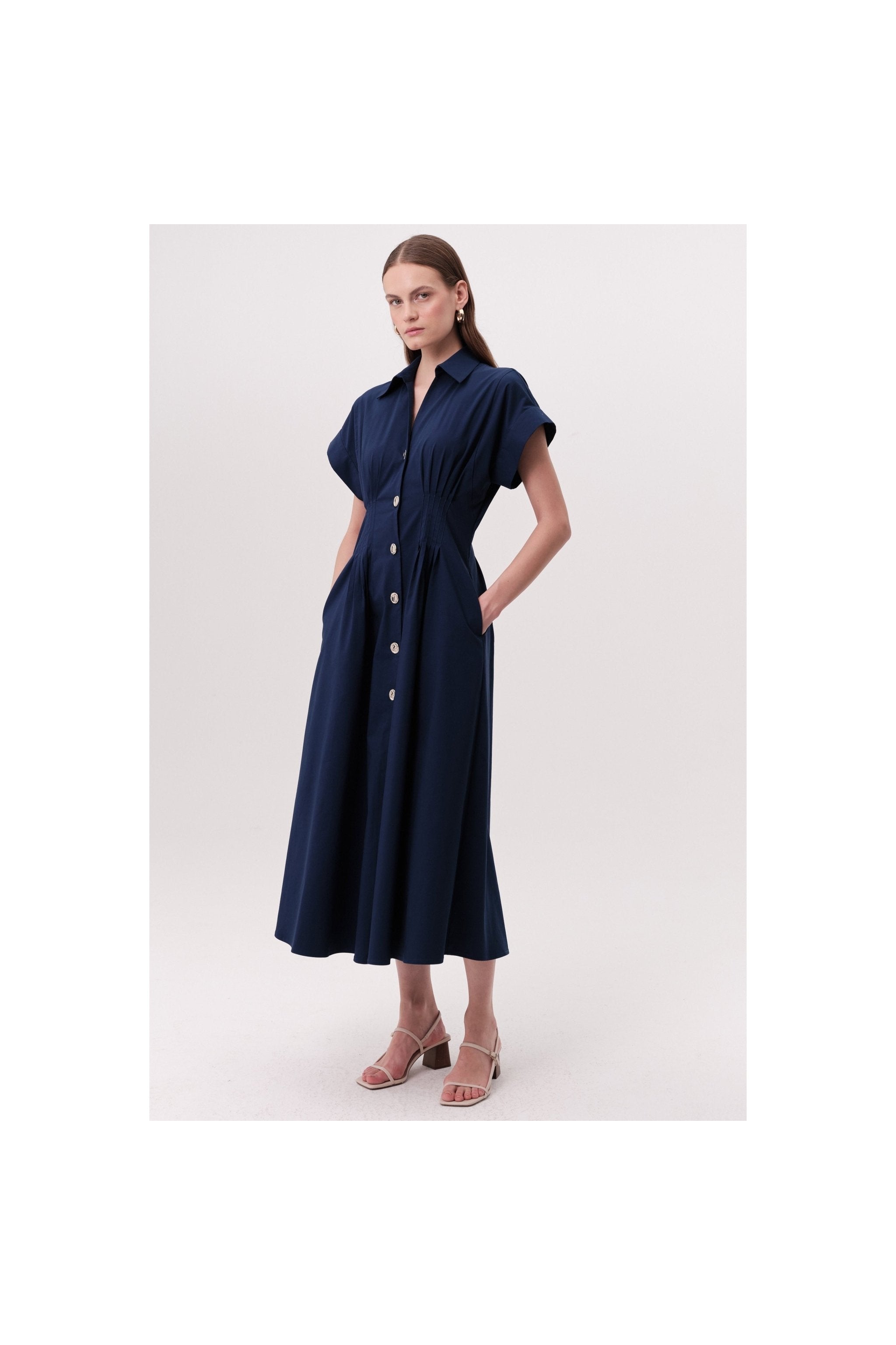 EXQUISE Reilly Dress in Navy