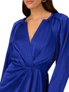 Royal Sapphire Mini Dress 8 Liv Foster