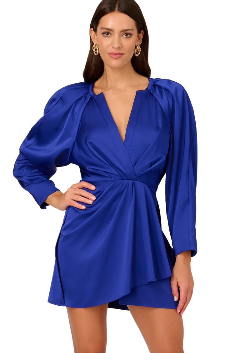 Royal Sapphire Mini Dress 2 Liv Foster